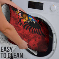 Personalized Kosova Albanian Roots Bathroom Set Kosova Albanian Eagle Flag - Wonder Print Shop