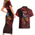 Personalized Kosova Albanian Roots Couples Matching Short Sleeve Bodycon Dress and Hawaiian Shirt Kosova Albanian Eagle Flag - Wonder Print Shop