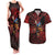 Personalized Kosova Albanian Roots Couples Matching Tank Maxi Dress and Hawaiian Shirt Kosova Albanian Eagle Flag - Wonder Print Shop
