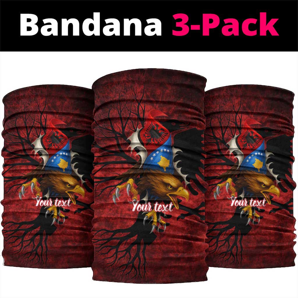 Kosova Albanian Roots Neck Gaiter Kosova Albanian Eagle Flag LT9