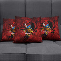 Personalized Kosova Albanian Roots Pillow Cover Kosova Albanian Eagle Flag - Wonder Print Shop