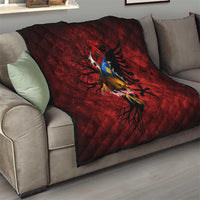 Personalized Kosova Albanian Roots Quilt Kosova Albanian Eagle Flag - Wonder Print Shop