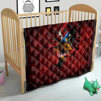 Personalized Kosova Albanian Roots Quilt Kosova Albanian Eagle Flag - Wonder Print Shop