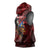 Personalized Kosova Albanian Roots Sleeveless Hoodie Kosova Albanian Eagle Flag - Wonder Print Shop