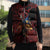 Personalized Kosova Albanian Roots Sleeveless Puffer Jacket Kosova Albanian Eagle Flag - Wonder Print Shop