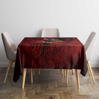 Personalized Kosova Albanian Roots Tablecloth Kosova Albanian Eagle Flag - Wonder Print Shop