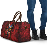 Personalized Kosova Albanian Roots Travel Bag Kosova Albanian Eagle Flag - Wonder Print Shop