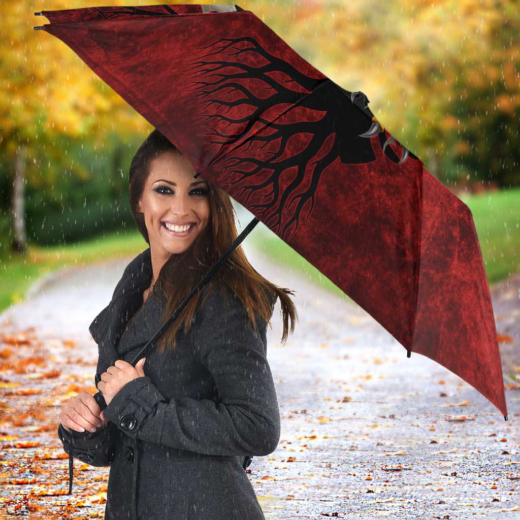 Personalized Kosova Albanian Roots Umbrella Kosova Albanian Eagle Flag - Wonder Print Shop