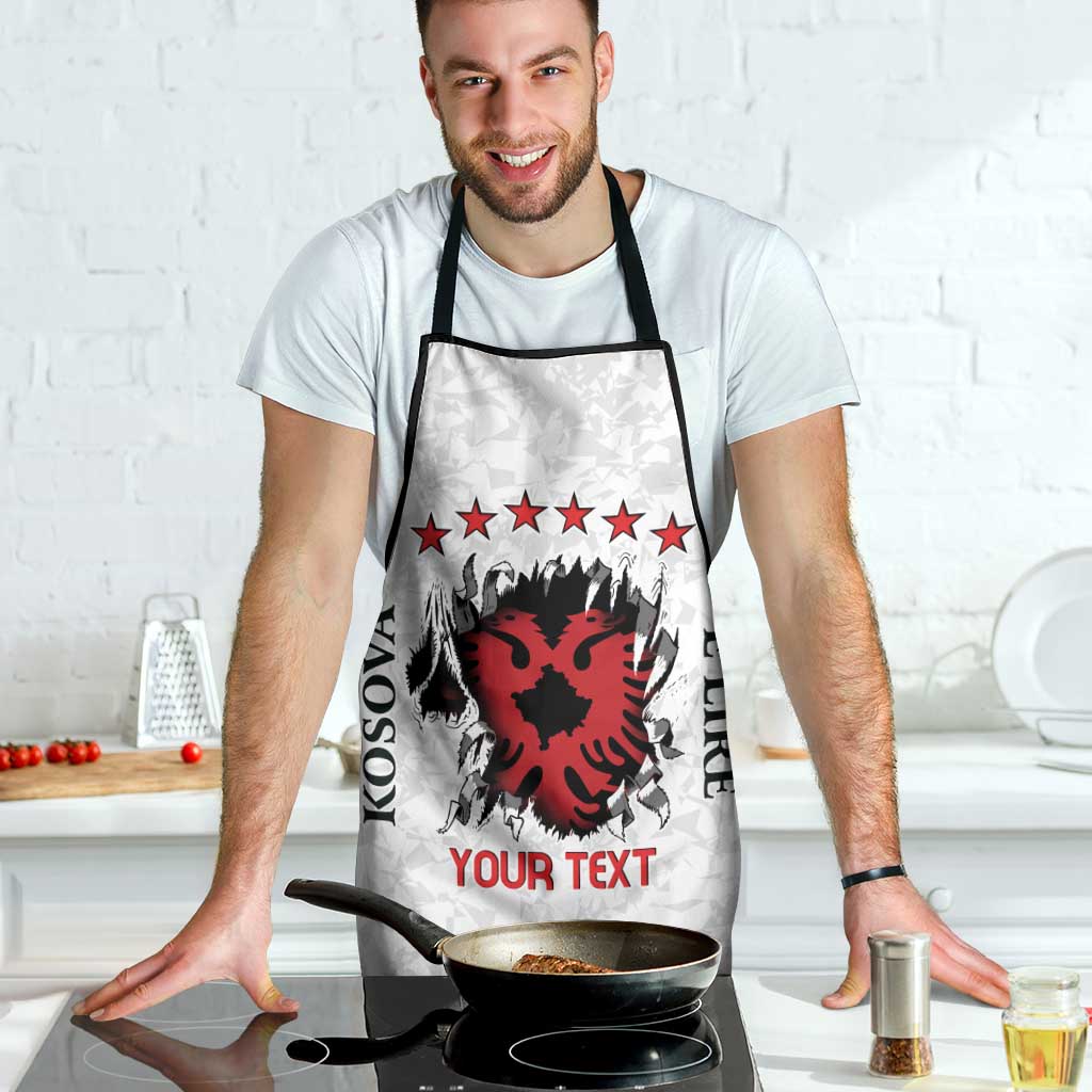 Personalized Kosova E Lire Apron Kosova Albanian Flag - Wonder Print Shop