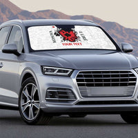 Personalized Kosova E Lire Auto Sun Shade Kosova Albanian Flag - Wonder Print Shop