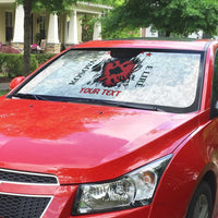 Personalized Kosova E Lire Auto Sun Shade Kosova Albanian Flag - Wonder Print Shop