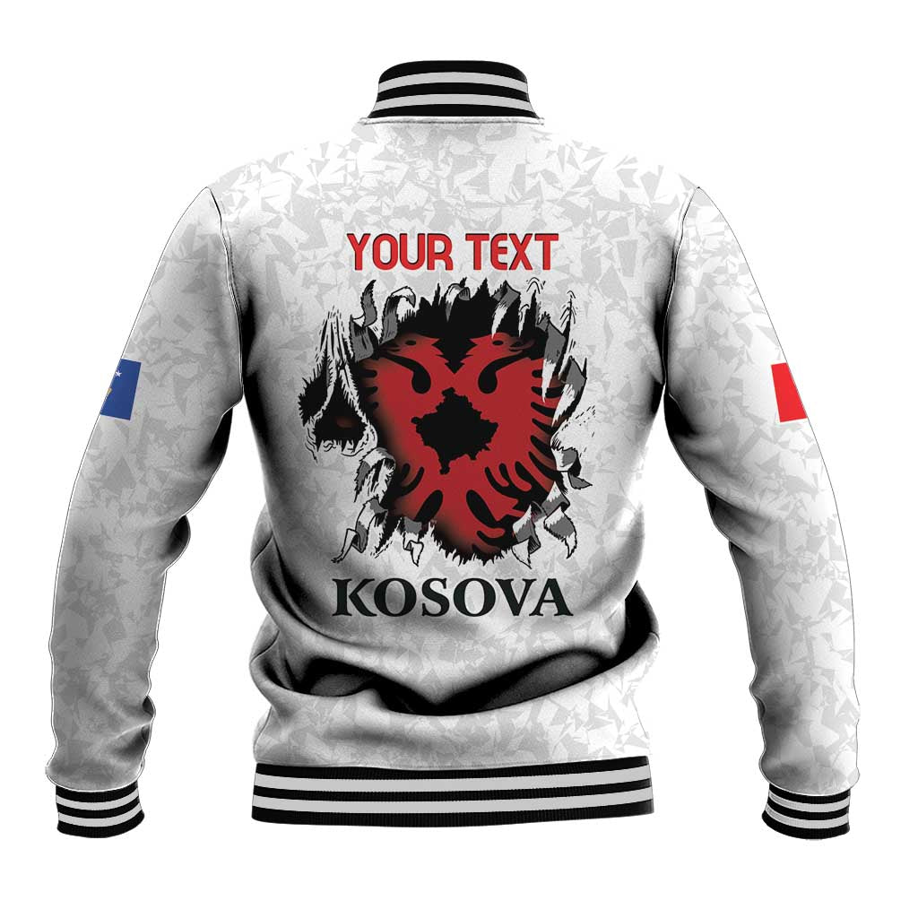 Personalized Kosova E Lire Baseball Jacket Kosova Albanian Flag - Wonder Print Shop