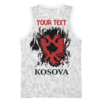 Personalized Kosova E Lire Basketball Jersey Kosova Albanian Flag - Wonder Print Shop
