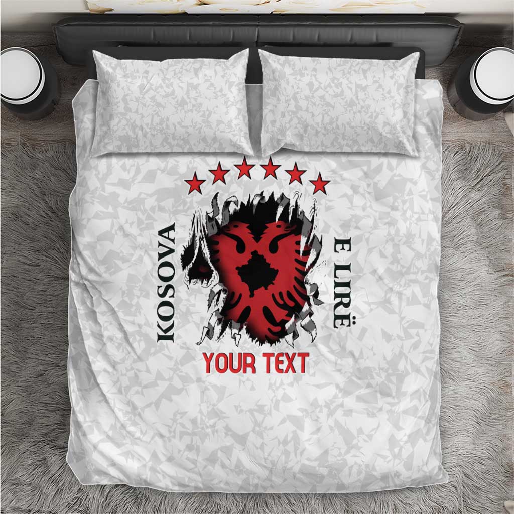 Personalized Kosova E Lire Bedding Set Kosova Albanian Flag - Wonder Print Shop