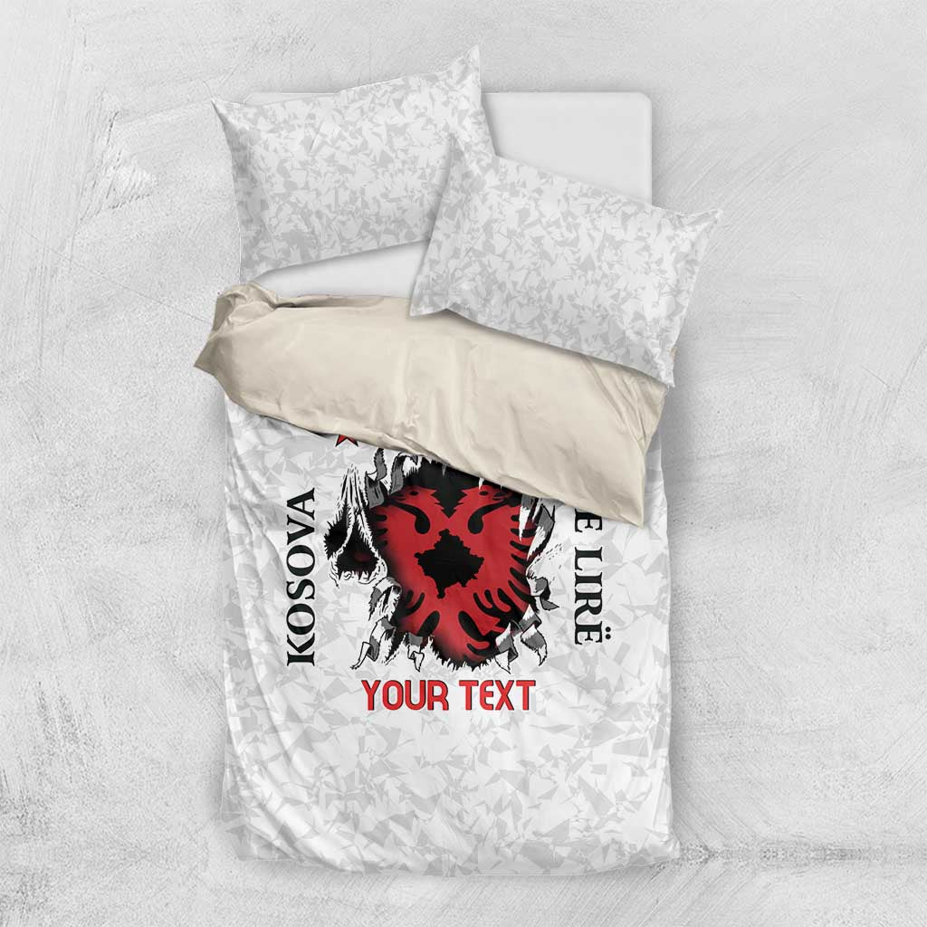 Personalized Kosova E Lire Bedding Set Kosova Albanian Flag - Wonder Print Shop