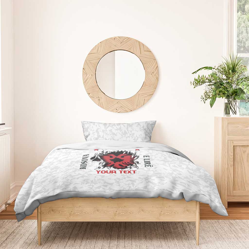 Personalized Kosova E Lire Bedding Set Kosova Albanian Flag - Wonder Print Shop