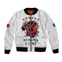 Personalized Kosova E Lire Bomber Jacket Kosova Albanian Flag - Wonder Print Shop