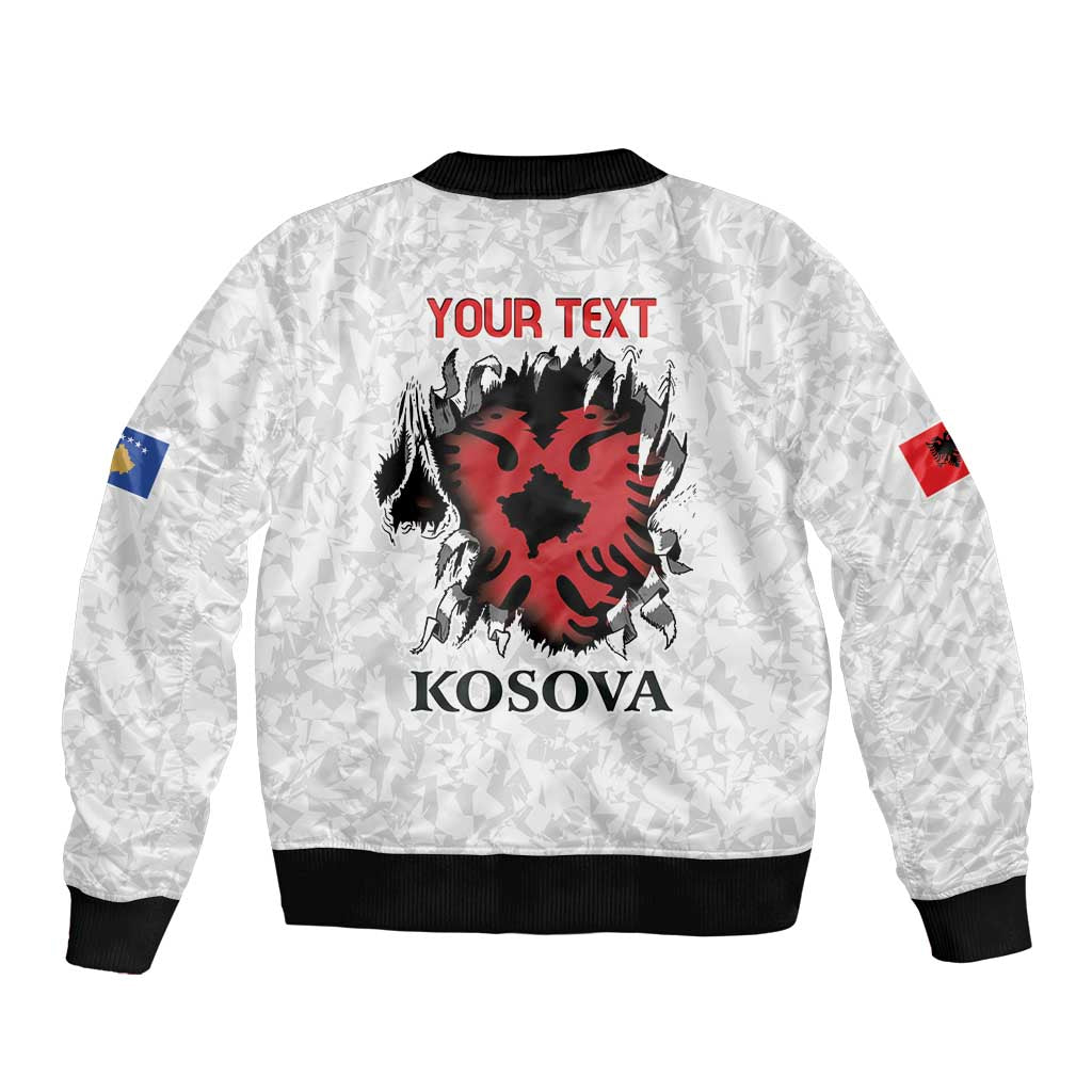Personalized Kosova E Lire Bomber Jacket Kosova Albanian Flag - Wonder Print Shop