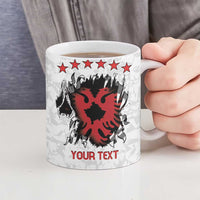 Personalized Kosova E Lire Ceramic Mug Kosova Albanian Flag - Wonder Print Shop