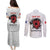 Personalized Kosova E Lire Couples Matching Puletasi and Long Sleeve Button Shirt Kosova Albanian Flag - Wonder Print Shop