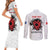 Personalized Kosova E Lire Couples Matching Short Sleeve Bodycon Dress and Long Sleeve Button Shirt Kosova Albanian Flag - Wonder Print Shop