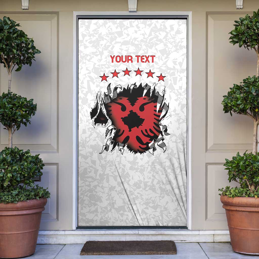 Personalized Kosova E Lire Door Cover Kosova Albanian Flag - Wonder Print Shop