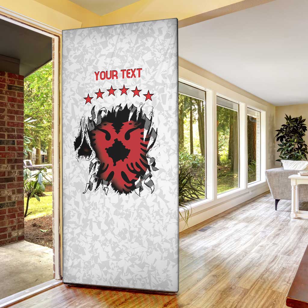 Personalized Kosova E Lire Door Cover Kosova Albanian Flag - Wonder Print Shop