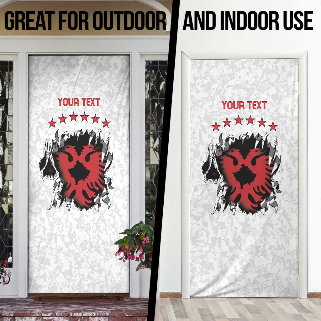Personalized Kosova E Lire Door Cover Kosova Albanian Flag - Wonder Print Shop