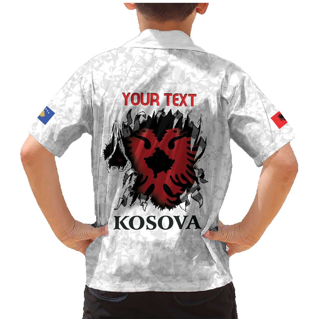 Personalized Kosova E Lire Family Matching Mermaid Dress and Hawaiian Shirt Kosova Albanian Flag - Wonder Print Shop