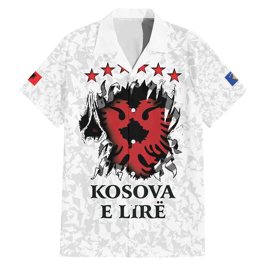 Personalized Kosova E Lire Family Matching Mermaid Dress and Hawaiian Shirt Kosova Albanian Flag - Wonder Print Shop