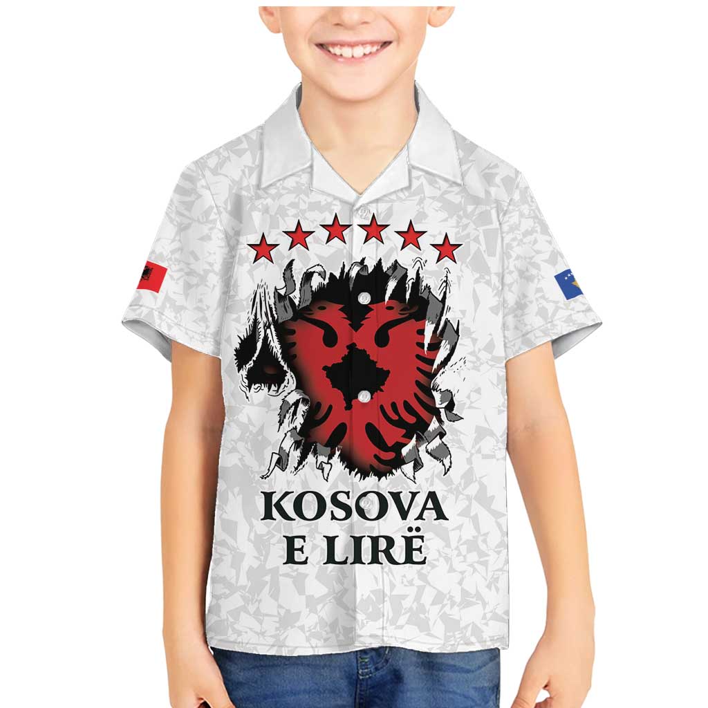 Personalized Kosova E Lire Family Matching Mermaid Dress and Hawaiian Shirt Kosova Albanian Flag - Wonder Print Shop