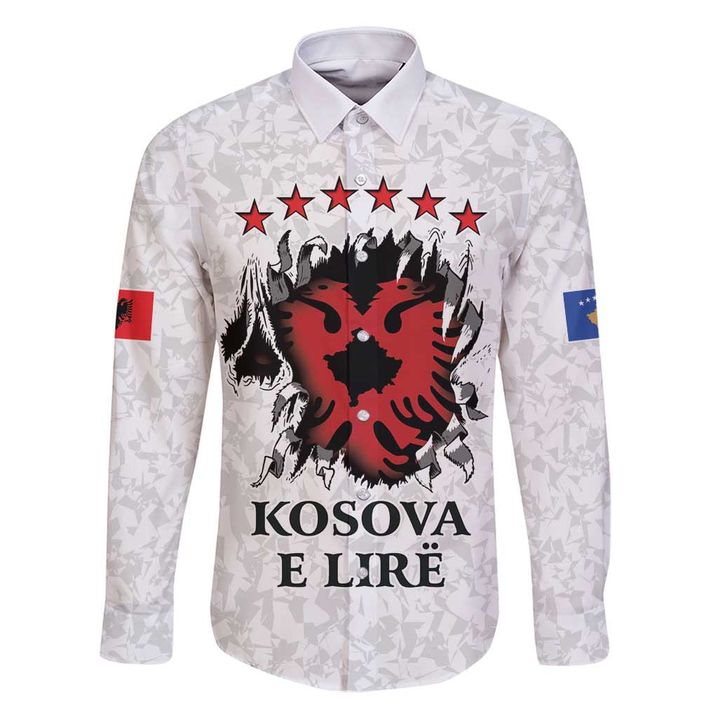 Personalized Kosova E Lire Family Matching Off Shoulder Maxi Dress and Hawaiian Shirt Kosova Albanian Flag - Wonder Print Shop