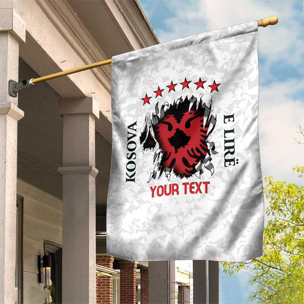 Personalized Kosova E Lire Garden Flag Kosova Albanian Flag - Wonder Print Shop