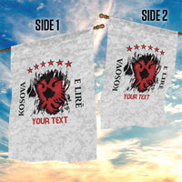 Personalized Kosova E Lire Garden Flag Kosova Albanian Flag - Wonder Print Shop