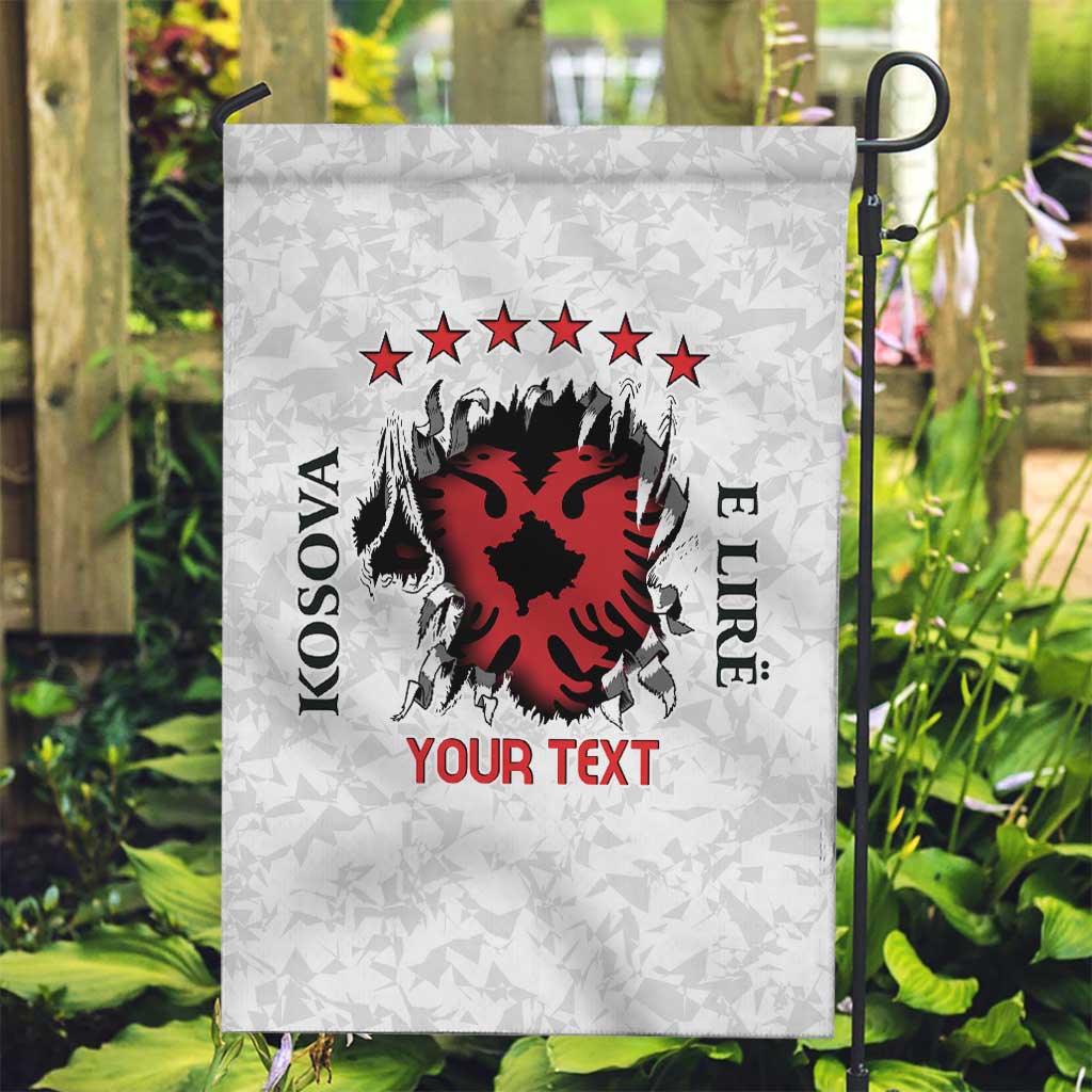 Personalized Kosova E Lire Garden Flag Kosova Albanian Flag - Wonder Print Shop