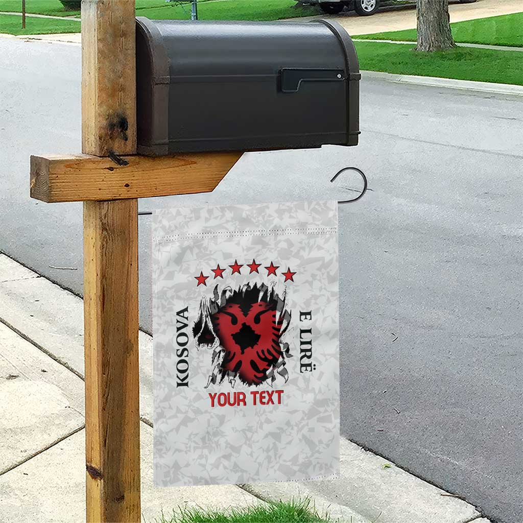 Personalized Kosova E Lire Garden Flag Kosova Albanian Flag - Wonder Print Shop