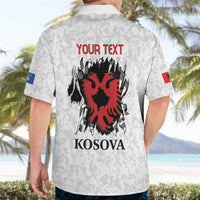Personalized Kosova E Lire Hawaiian Shirt Kosova Albanian Flag - Wonder Print Shop