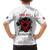 Personalized Kosova E Lire Hawaiian Shirt Kosova Albanian Flag - Wonder Print Shop