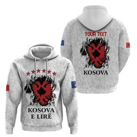Personalized Kosova E Lire Hoodie Kosova Albanian Flag - Wonder Print Shop