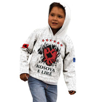 Personalized Kosova E Lire Kid Hoodie Kosova Albanian Flag - Wonder Print Shop
