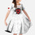 Personalized Kosova E Lire Kid Short Sleeve Dress Kosova Albanian Flag - Wonder Print Shop