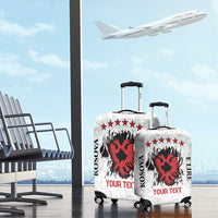 Personalized Kosova E Lire Luggage Cover Kosova Albanian Flag - Wonder Print Shop