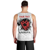Personalized Kosova E Lire Men Tank Top Kosova Albanian Flag - Wonder Print Shop