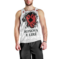 Personalized Kosova E Lire Men Tank Top Kosova Albanian Flag - Wonder Print Shop
