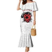 Personalized Kosova E Lire Mermaid Dress Kosova Albanian Flag - Wonder Print Shop