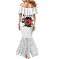 Personalized Kosova E Lire Mermaid Dress Kosova Albanian Flag - Wonder Print Shop