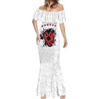 Personalized Kosova E Lire Mermaid Dress Kosova Albanian Flag - Wonder Print Shop