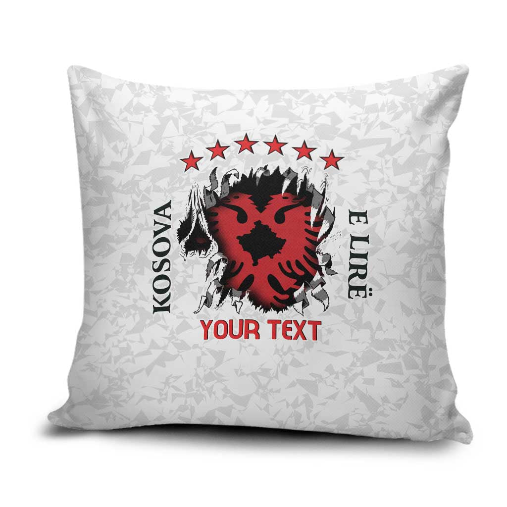 Personalized Kosova E Lire Pillow Cover Kosova Albanian Flag - Wonder Print Shop