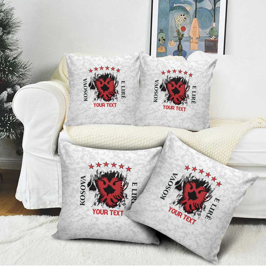 Personalized Kosova E Lire Pillow Cover Kosova Albanian Flag - Wonder Print Shop