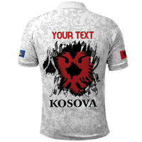 Personalized Kosova E Lire Polo Shirt Kosova Albanian Flag - Wonder Print Shop